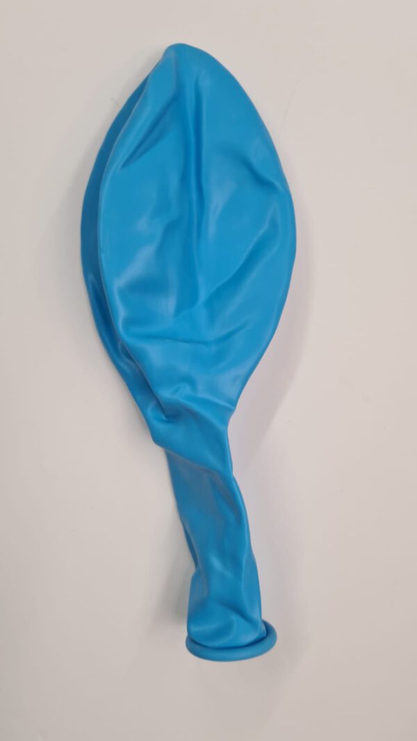 בלון 15" לתוך בלון בובו בצבע תכלת