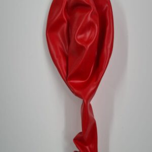 בלון 15" לתוך בלון בובו בצבע אדום