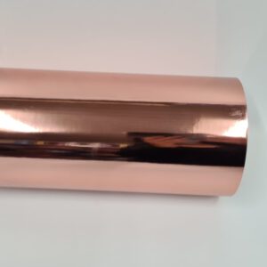 וניל  בצבע - רוז גולד מבריק  -בגליל 30 ס"מ-100 ס"מ